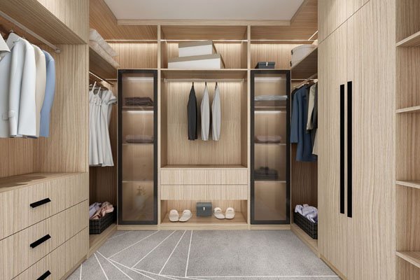 Walk in closet design India