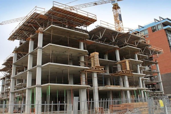 Commercial building construction in India